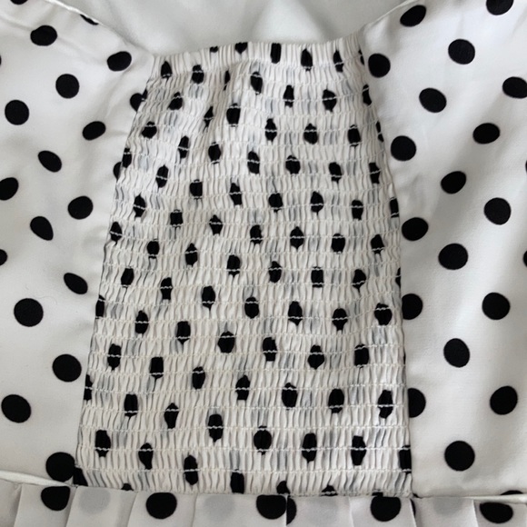 WHBM Convertible Polka Dot High Low Dress - Picture 7 of 15